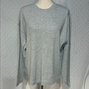 Zara Men's Light Gray Long Sleeve Shirt